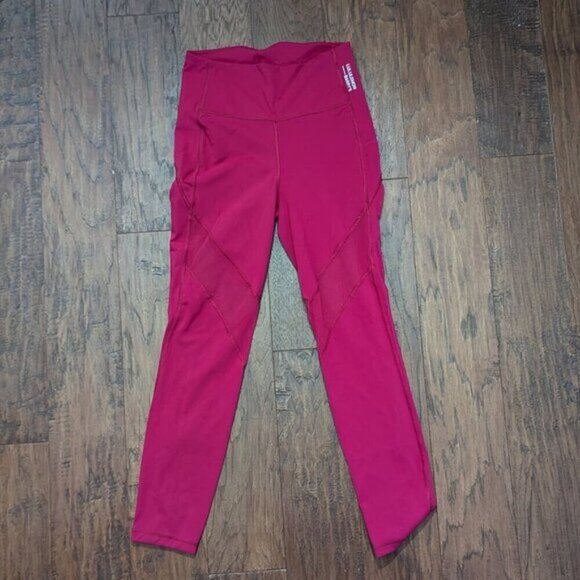 Lululemon x Barry's Stronger As One Ruby Red Tights sz 4 - Picture 2 of 7